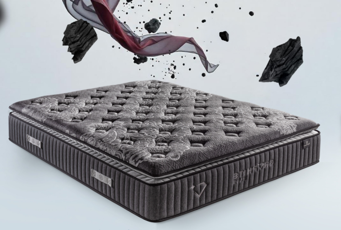 graphite plus 333 Graphite Plus Pocket Spring Orthopedic Pillow Top Mattress - Image 1